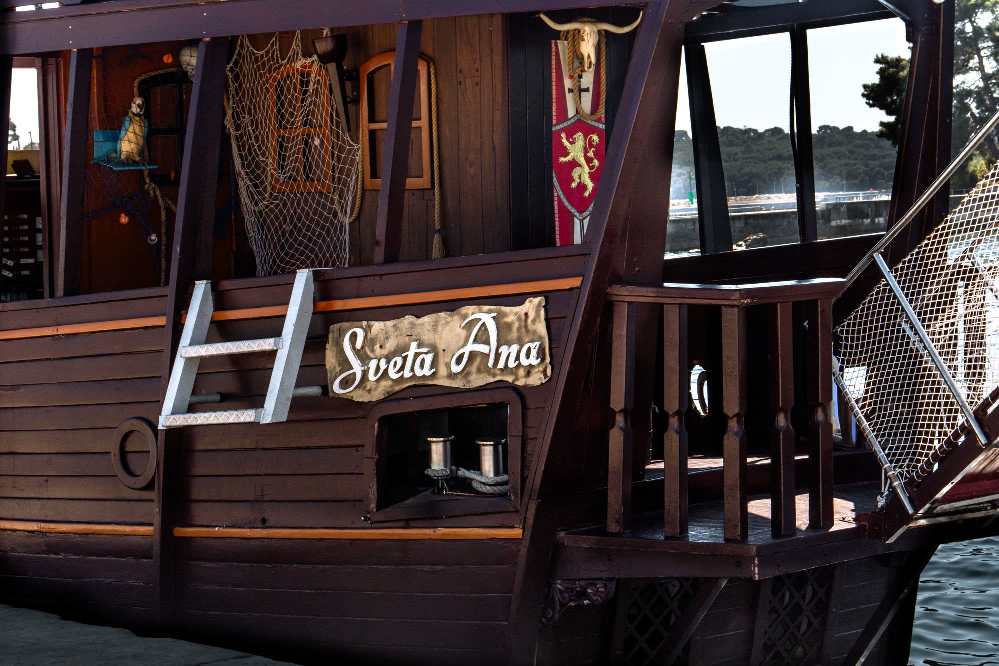 Sveta Ana boat detail